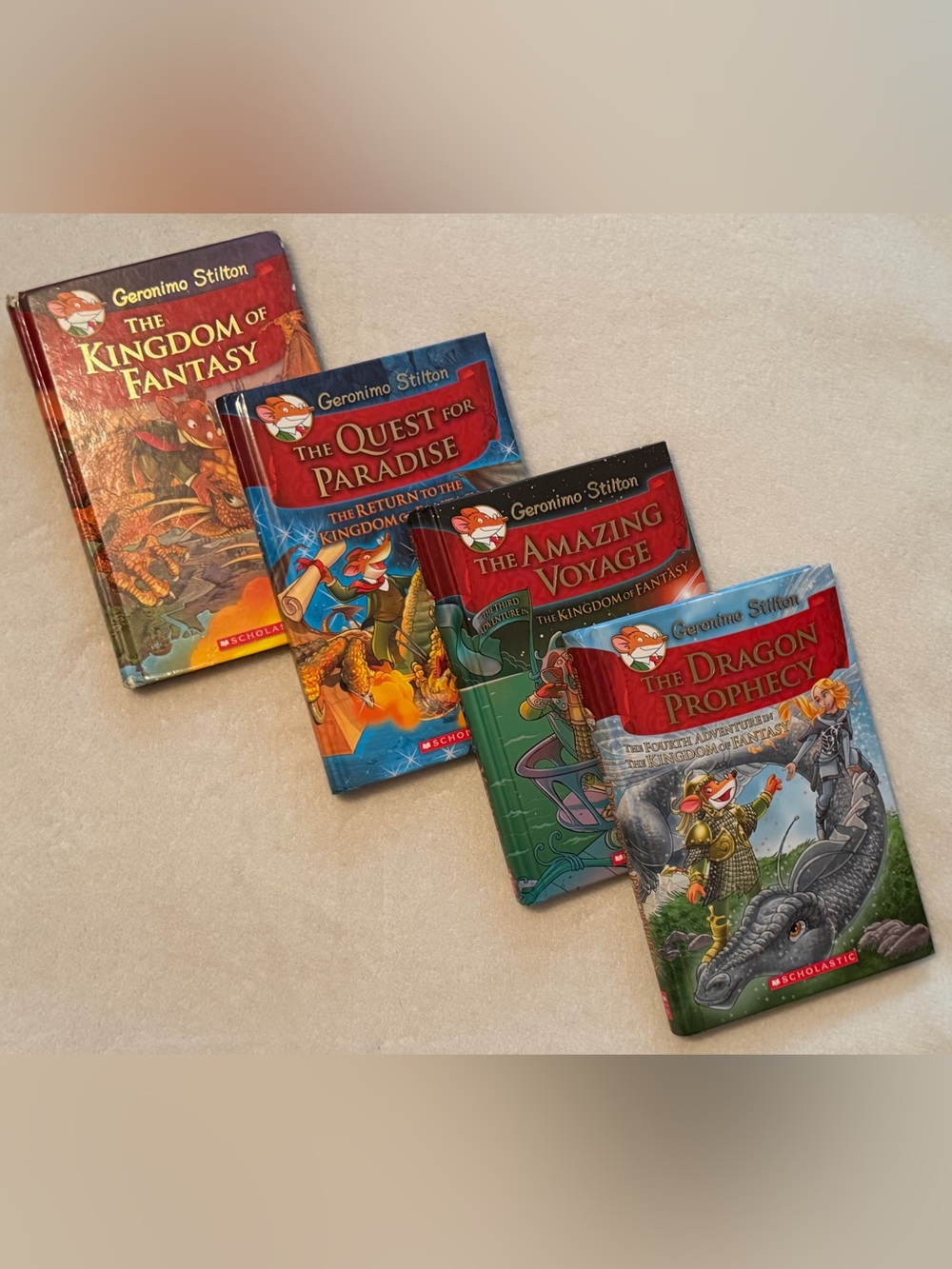Geronimo Stilton The Kingdom of Fantasy books 1-4